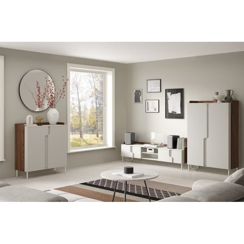 Meblar  TV stolík POSITANO P10 | cashmere / orech alba 2