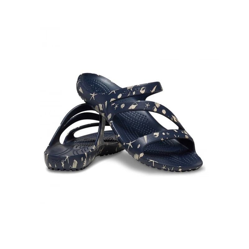 Dámske sandále CROCS Kadee II Shells Print Sandal W navy 4