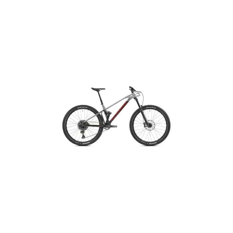 Horský bicykel MONDRAKER Foxy, black nimbus grey flame red