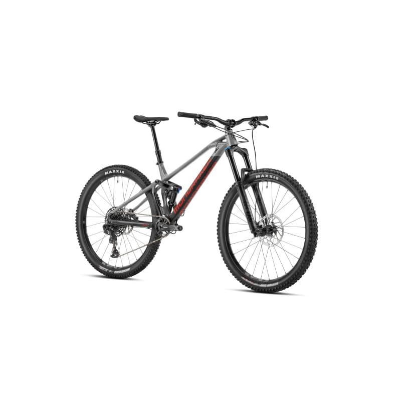 Horský bicykel MONDRAKER Foxy, black nimbus grey flame red 2