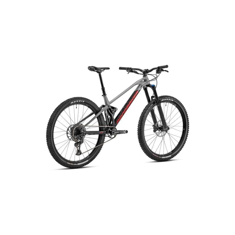 Horský bicykel MONDRAKER Foxy, black nimbus grey flame red 3