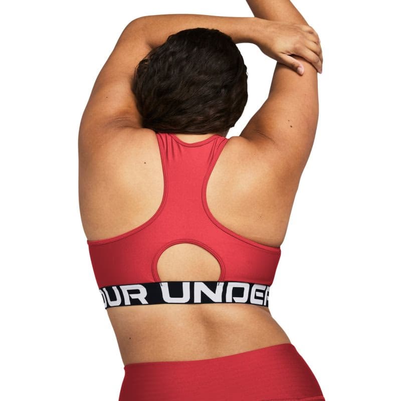 Dámska tréningová športová podprsenka UNDER ARMOUR UA HG Authentics Mid Branded-RED 3