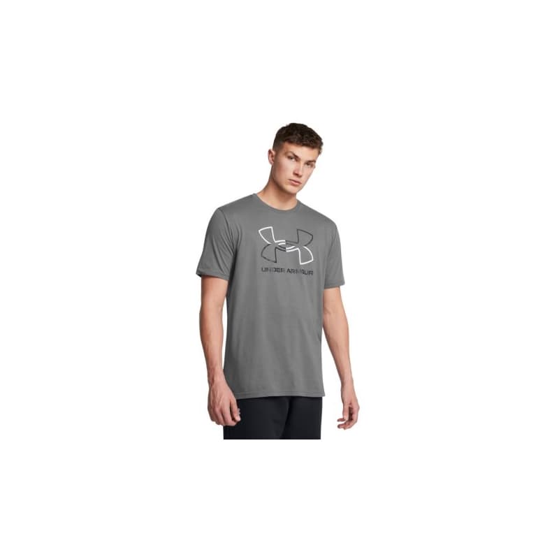 Pánske tričko s krátkym rukávom UNDER ARMOUR UA GL FOUNDATION UPDATE SS-GRY