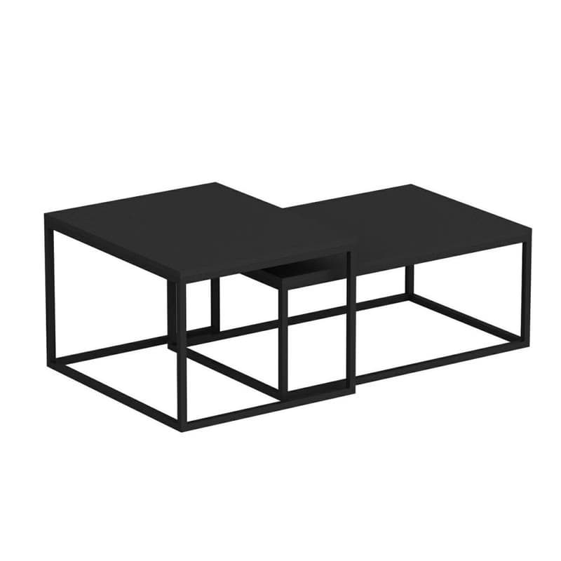 Sada odkladacích stolíkov (2 kusy) Leka - Black 2