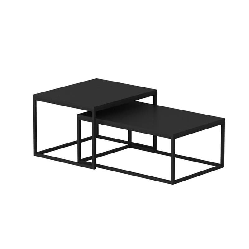Sada odkladacích stolíkov (2 kusy) Leka - Black 4