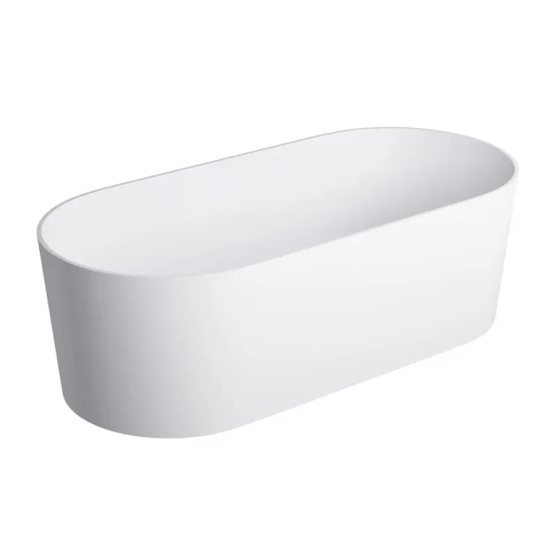 OMNIRES - OVO PZ+ voľne stojaca vaňa, 160 x 75 cm biela mat /BM/ OVOWWBM 2