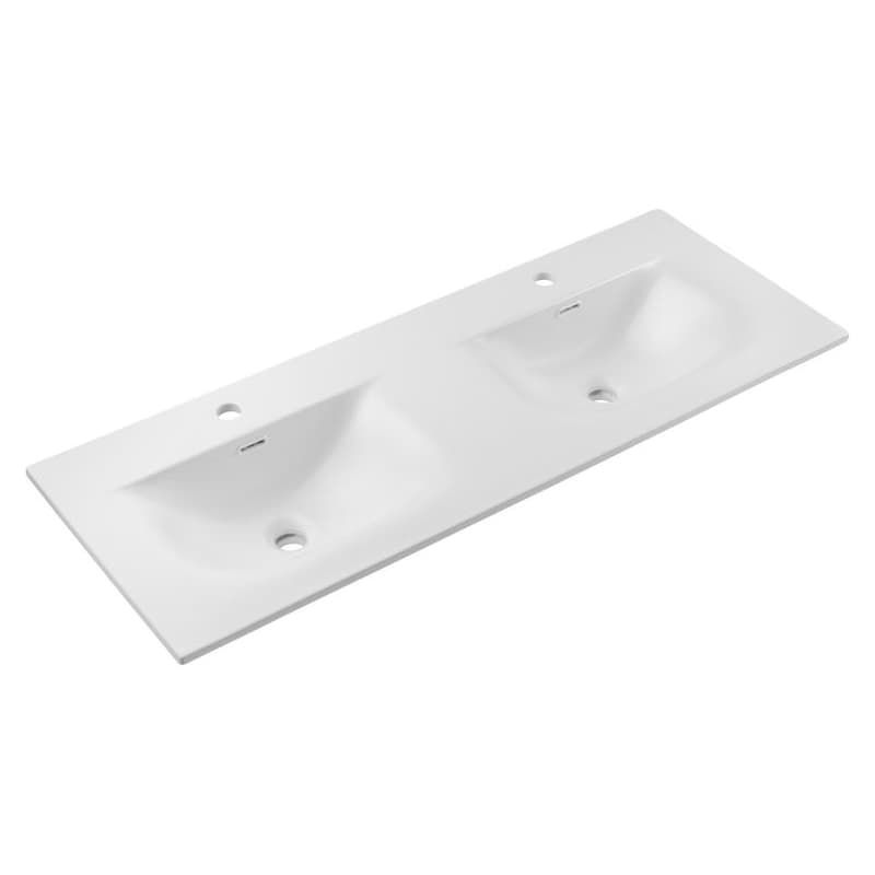 ArtCom Keramické umývadlo SKY1 120D | biely mat 120 cm 1