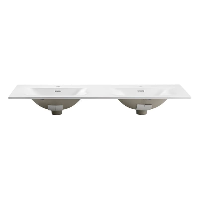 ArtCom Keramické umývadlo SKY1 120D | biely mat 120 cm 2