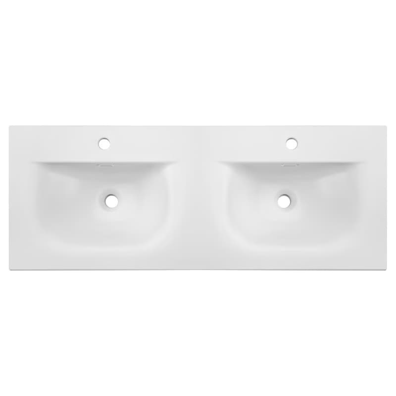 ArtCom Keramické umývadlo SKY1 120D | biely mat 120 cm 3