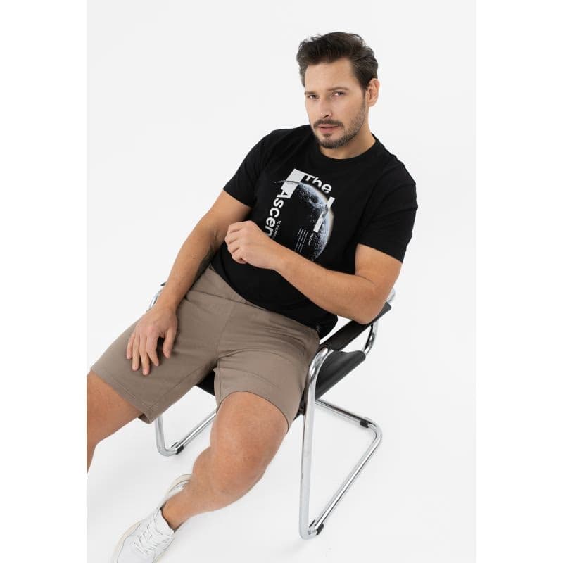 Pánske tričko s krátkym rukávom VOLCANO T-NARIS-BLACK 3