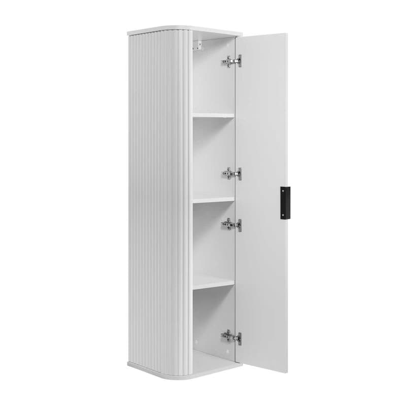 Elvisia Vysoká skrinka do kúpeľne ELEGANCE 139 White 5