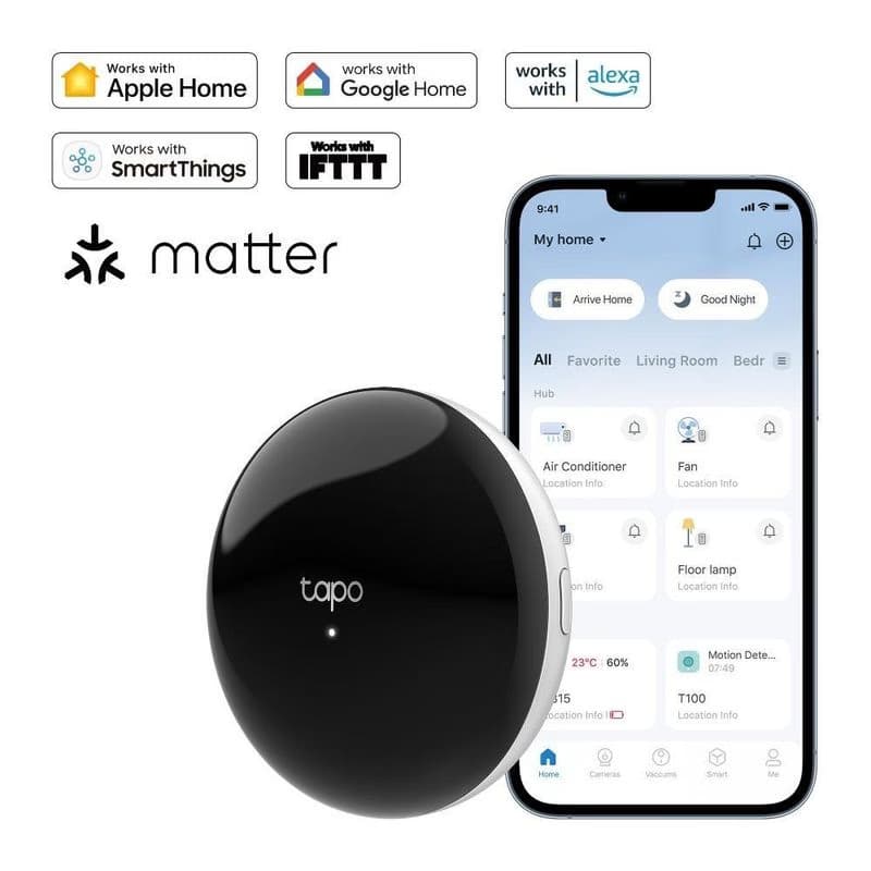 TP-Link Tapo H110 WiFi Šikovný infračervený IoT húb Tapo (2, 4GHz, BT, Matter certified) 5