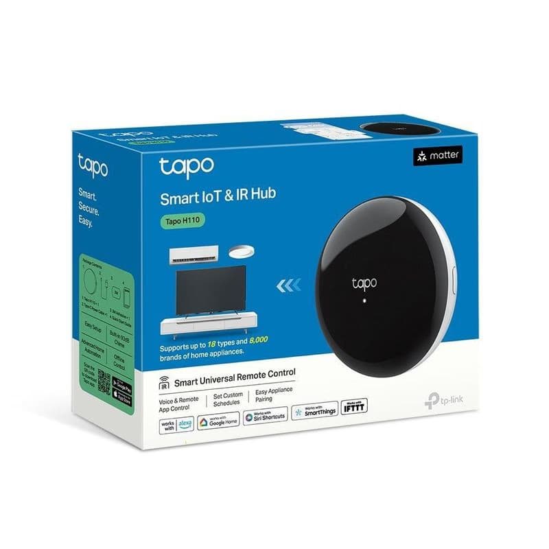 TP-Link Tapo H110 WiFi Šikovný infračervený IoT húb Tapo (2, 4GHz, BT, Matter certified) 6