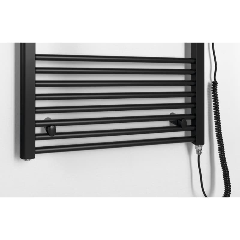 AQUALINE - DIRECT-E elektrické vykurovacie teleso, rovné, 600x1680 800 W, čierna ILE66TB 3