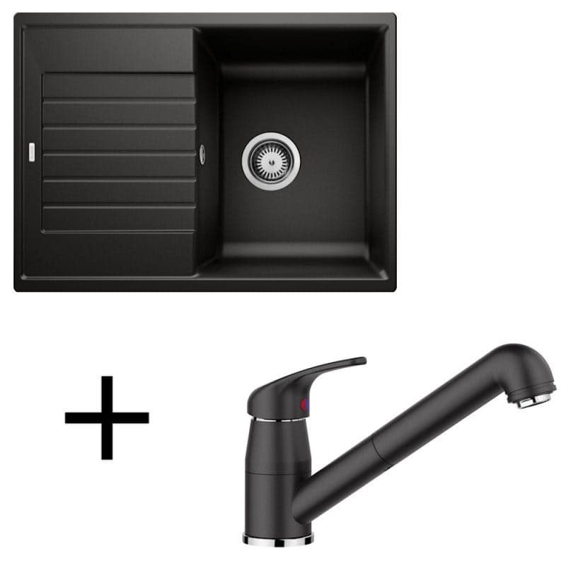 Blanco set Zia 45 S Compact + Daras-S silgranit hliníková metalíza 1