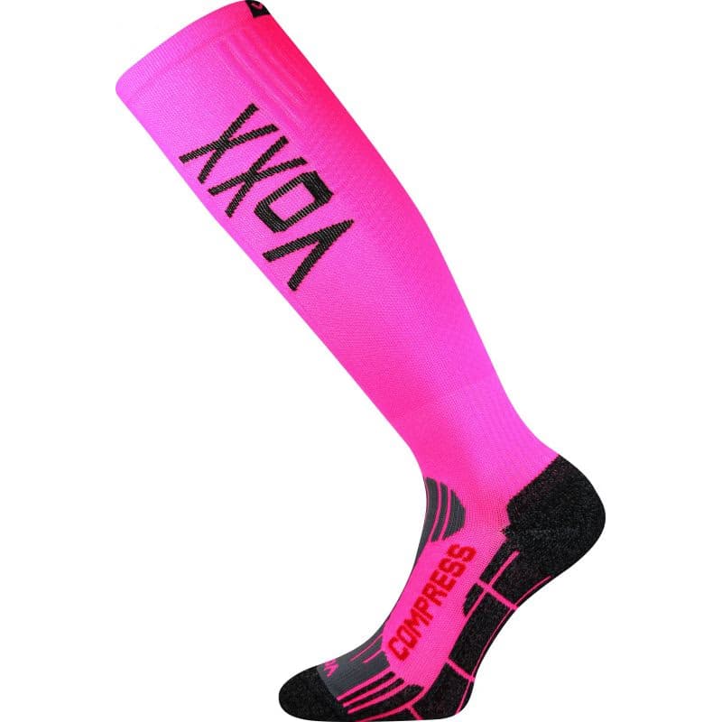 Dámske bežecké kompresné podkolienky VOXX 1 PACK-Flex-neon pink 2