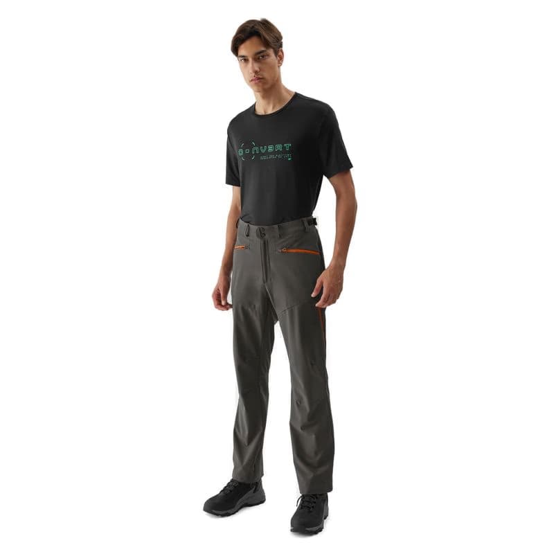 Pánske turistické nohavice 4F TROUSERS FNK-AW23TFTRM363-22S-ANTHRACITE 3