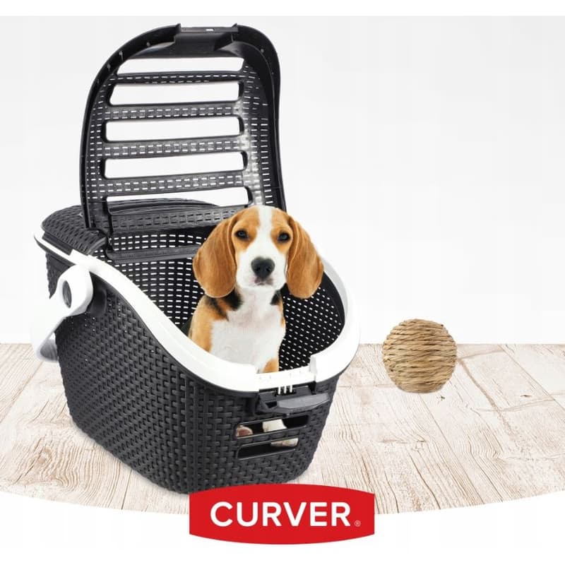 CURVER Prepravka na zvieratá | antracit 2