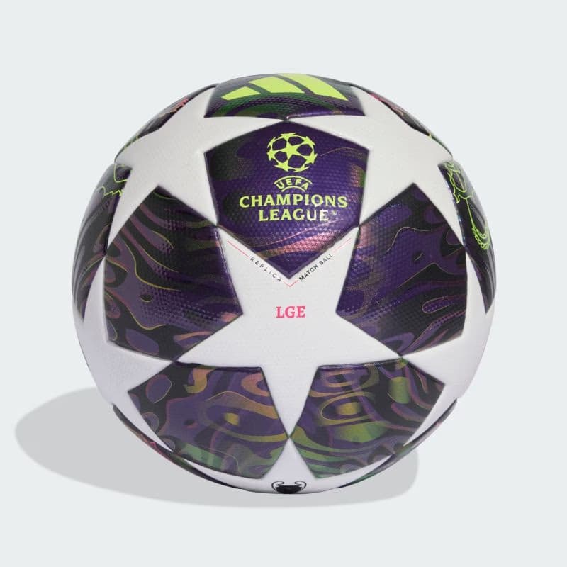 Futbalová lopta ADIDAS UCL LGE BOX F DPURPL WHITE SYELLO 3