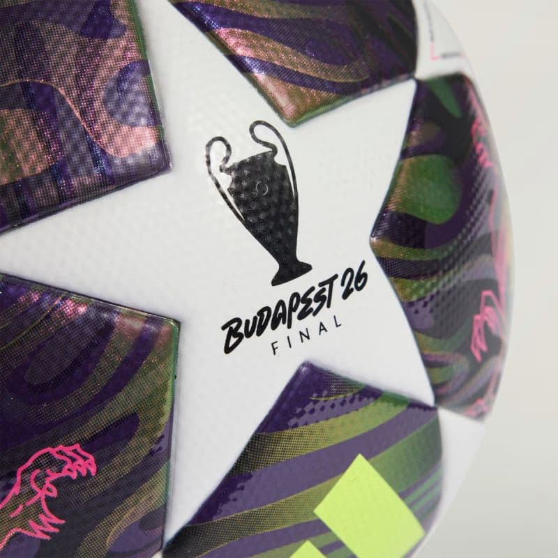 Futbalová lopta ADIDAS UCL LGE BOX F DPURPL WHITE SYELLO 5