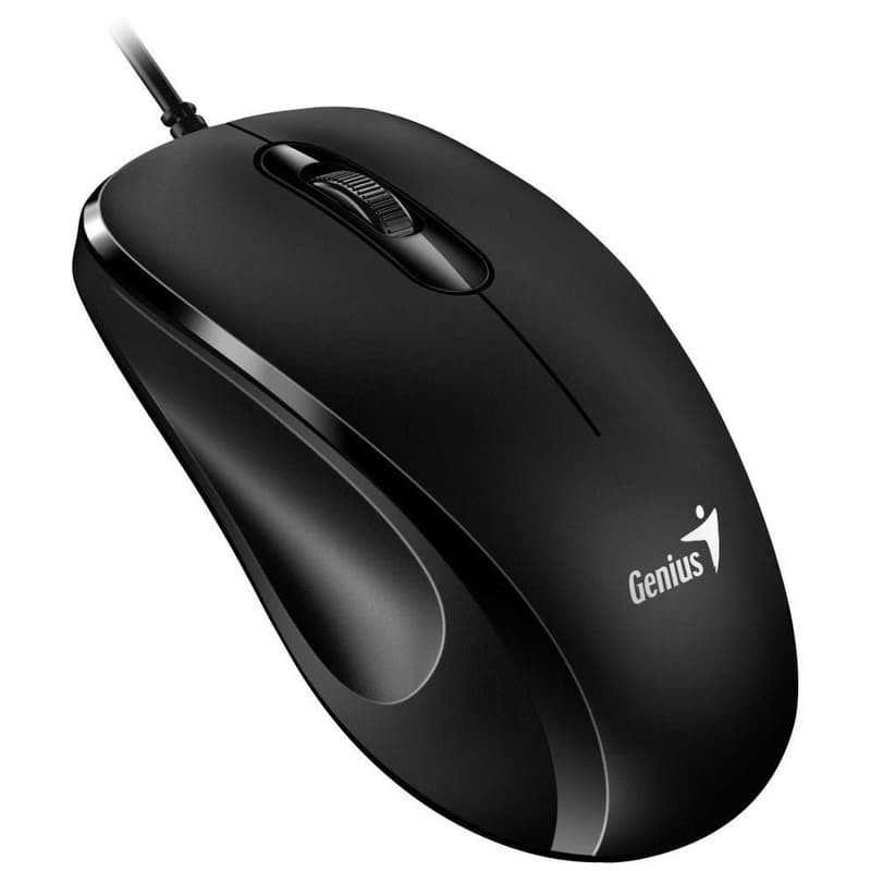 GENIUS myš DX-101, drôtová, 1200 dpi, USB, čierna