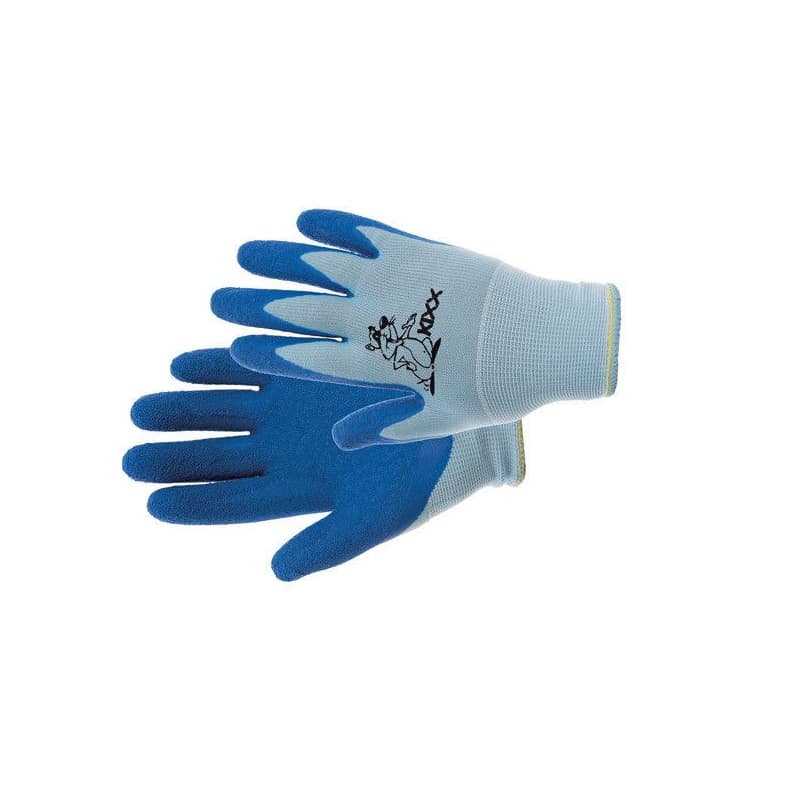 CHUNKY rukavice nylon. latex. dl modrá 4 1