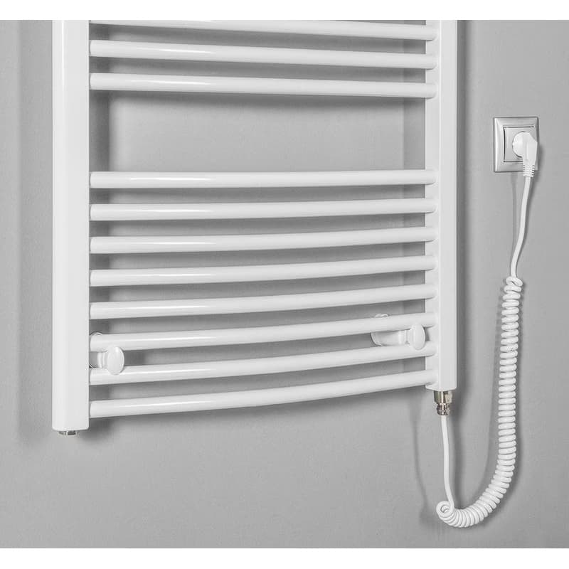 AQUALINE - ORBIT-E elektrické vykurovacie teleso, oblé, 600x1320 600 W, biela ILEO36T 5