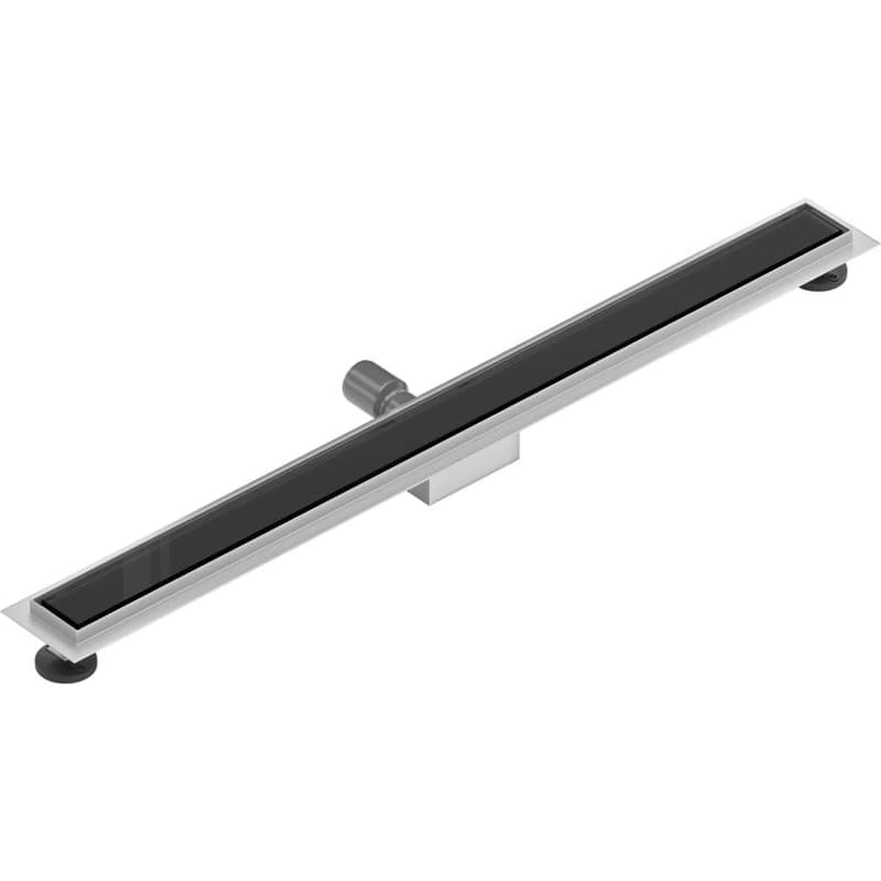 MEXEN/S - Flat MGB odtokový žľab 100 cm čierna sklo 1026100-15 2