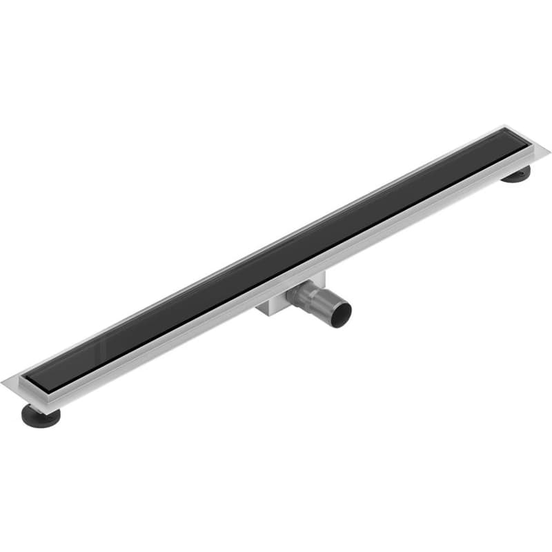 MEXEN/S - Flat MGB odtokový žľab 100 cm čierna sklo 1026100-15 4