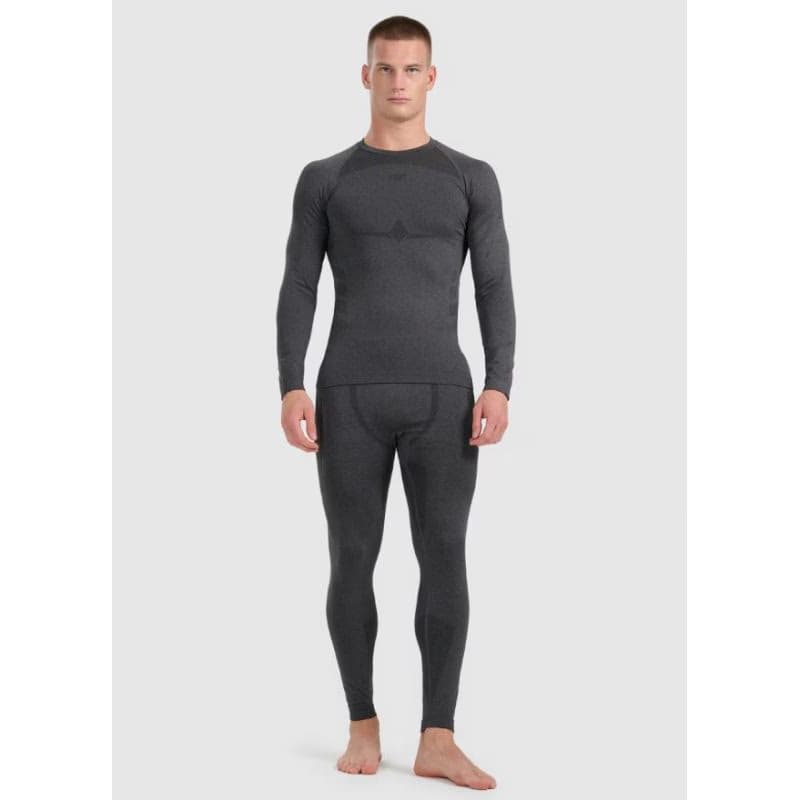 Pánske termo nohavice 4F SEAMLESS UNDERWEAR M238-WAW25USEAM238-21M-BLACK MELANGE 3