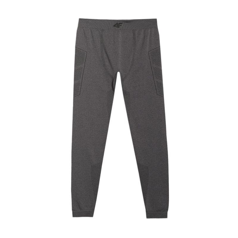 Pánske termo nohavice 4F SEAMLESS UNDERWEAR M238-WAW25USEAM238-21M-BLACK MELANGE 6