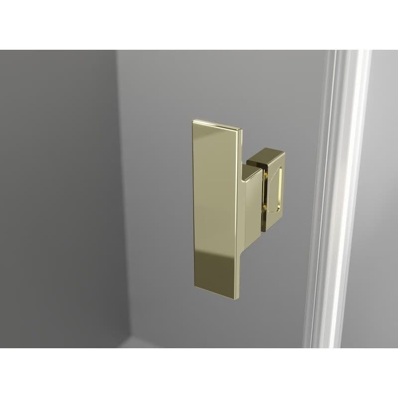 MEXEN - MIST dverná časť (d+d) 120x200 cm 6mm zlatá, číra 8A7-120-000-50-00 3