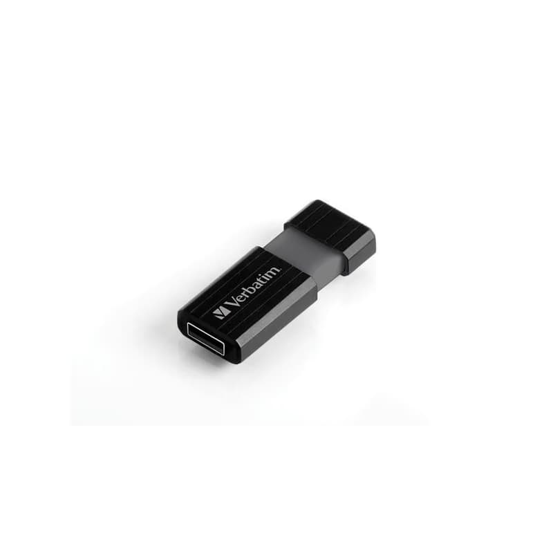 VERBATIM USB Flash Disk Store 'n' Go PinStripe 128GB - Black 2