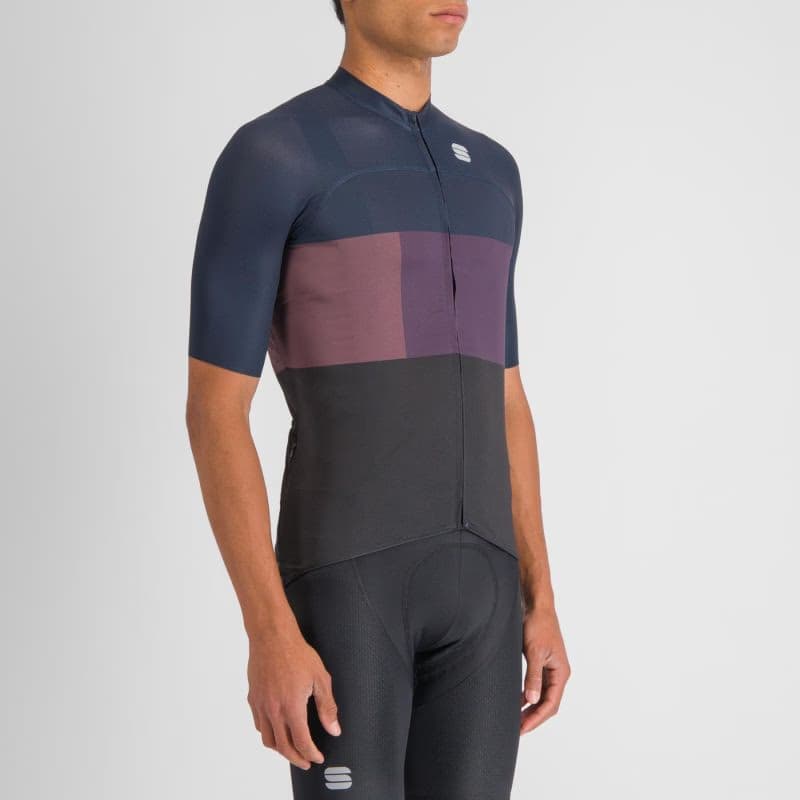 Pánsky cyklistický dres s krátkym rukávom SPORTFUL Snap jersey, black galaxy blue 5