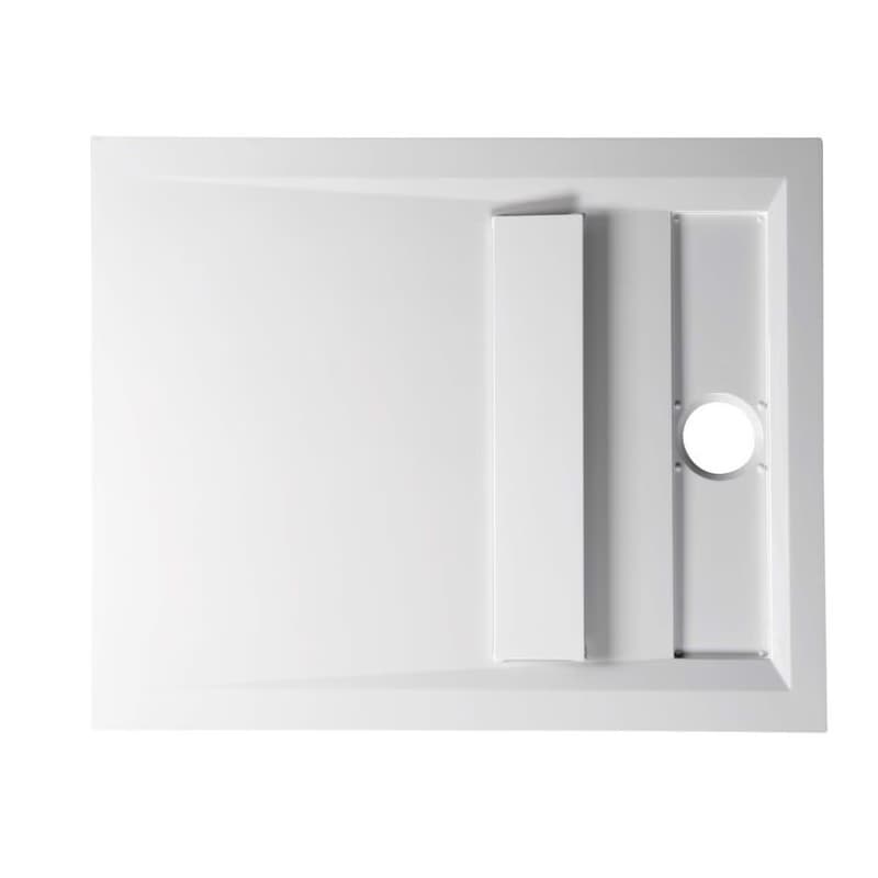 POLYSAN - VARESA sprchová vanička z liateho mramoru so záklopom, obdĺžnik 100x80cm 71605 4