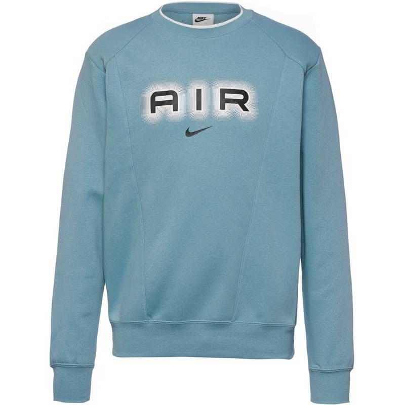 Pánska zateplená mikina NIKE M NSW SW AIR CREW FLC BB-464 DENIM TURQ BLACK 6