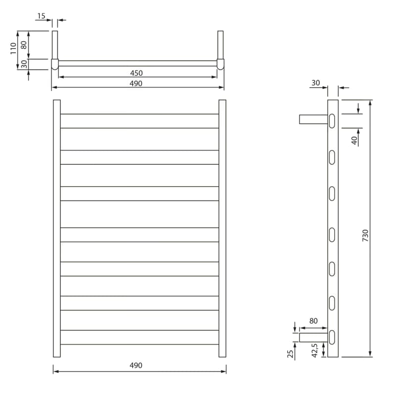 Sapho ELIAS 490 x 730 mm EB550 2