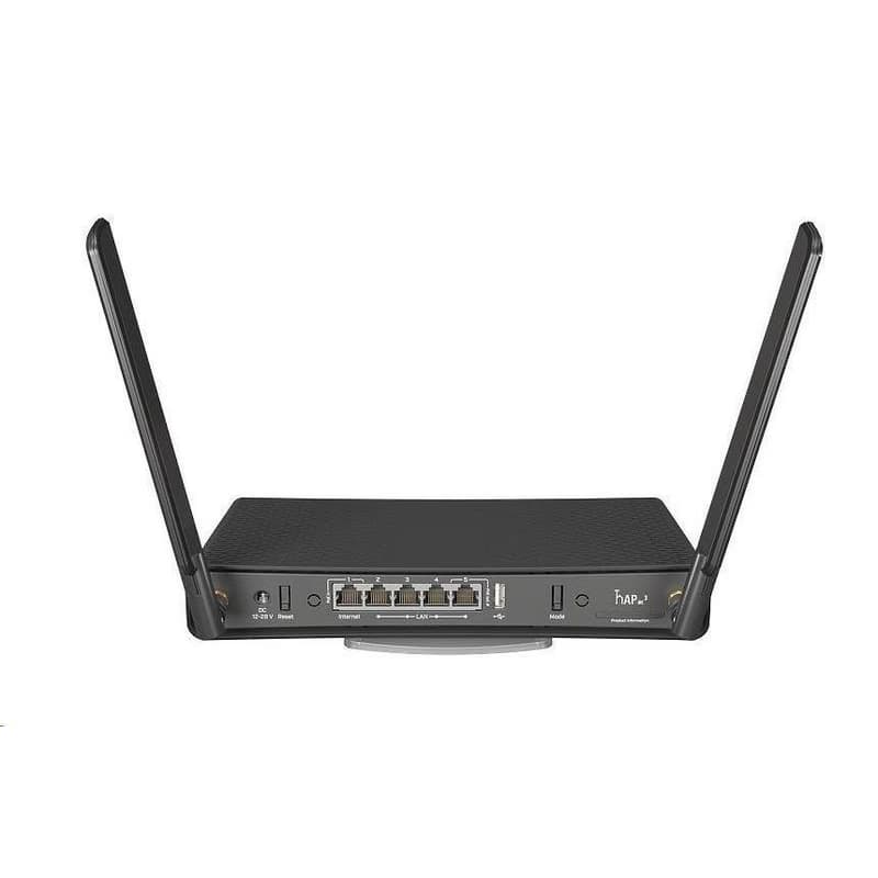 MikroTik RBD53iG-5HacD2HnD, hAP ac3, 716MHz CPU, 256MB RAM, USB, 5x LAN, Wi-Fi 2, 4GHz + 5 GHz, PoE, vr. L4 2