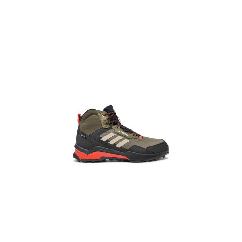Pánska členková turistická obuv ADIDAS Terrex AX4 Mid GTX olive strata wonder beige core black