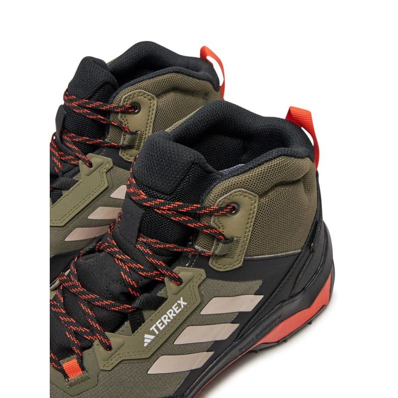 Pánska členková turistická obuv ADIDAS Terrex AX4 Mid GTX olive strata wonder beige core black 6