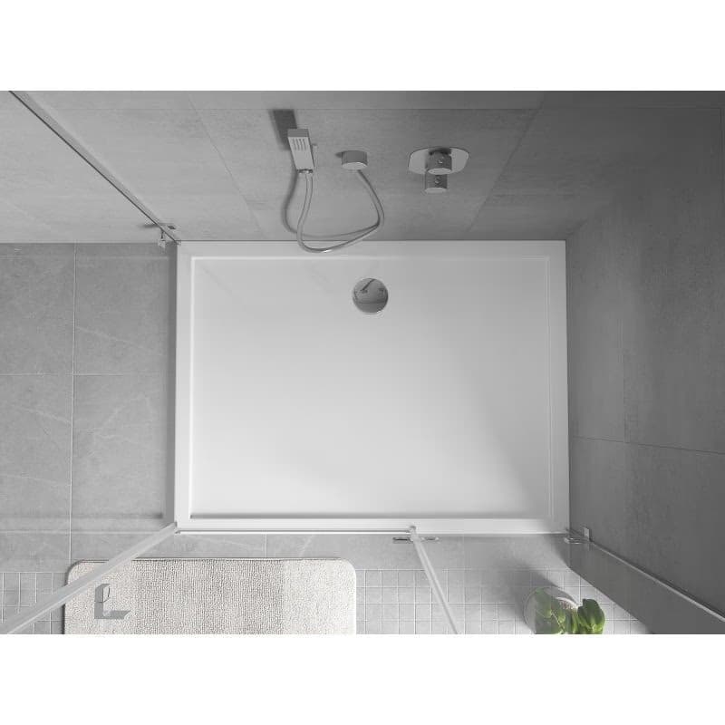 MEXEN - Flow sprchová vanička obdĺžniková slim 90 x 95, biela lesk 46R109095 4