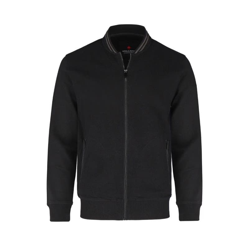 Pánska mikina so zipsom VOLCANO B-EST-700-BLACK 4