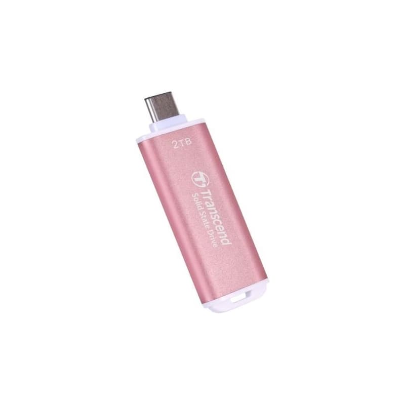 Transcend ESD300P 2TB, External SSD, USB 10Gbps, Type C, 1050MB/R, 950MB/W, ružový 4