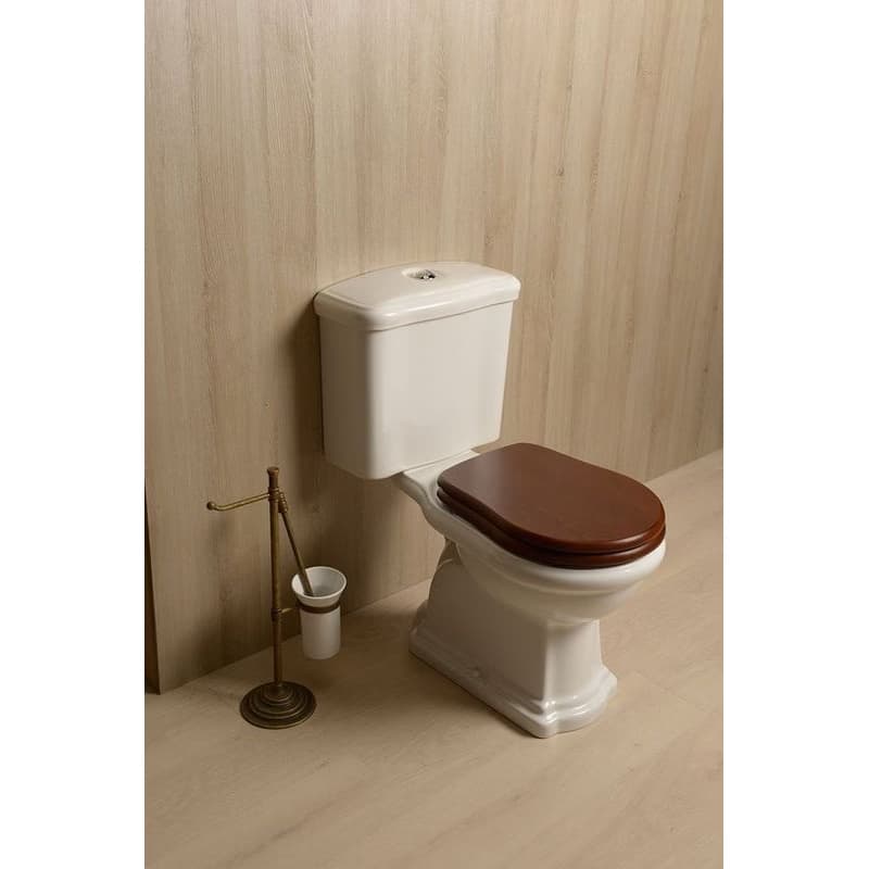 KERASAN - RETRO WC kombi misa 38,5x72cm, zadný odpad, biela 101301 4