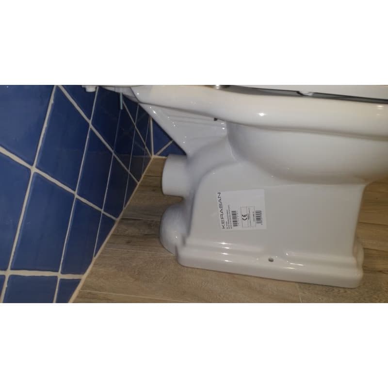 KERASAN - RETRO WC kombi misa 38,5x72cm, zadný odpad, biela 101301 6