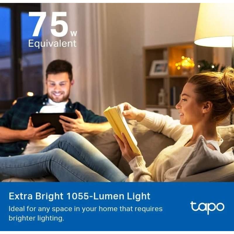 TP-Link Tapo L535E, Chytrá Wi-Fi LED žiarovka farebná, 2500-6500K, E27 3