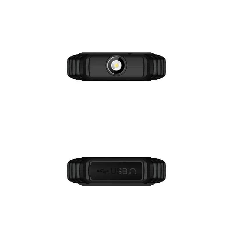 EVOLVEO StrongPhone Q1, vodotesný odolný Dual SIM telefón, čierno-oranžový 5