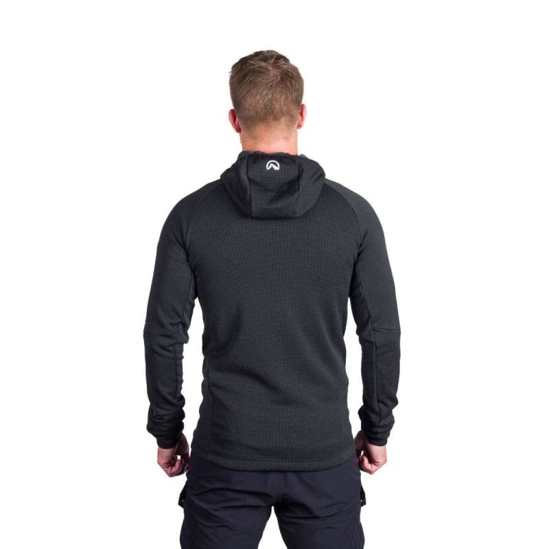 Pánska turistická mikina so zipsom NORTHFINDER EGON 411greyblack 3