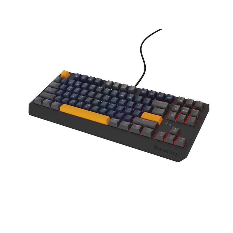 GENESIS herná klávesnica THOR 230/TKL/RGB/Outemu Panda/Drôtová USB/US layout/Naval Blue Positive 2
