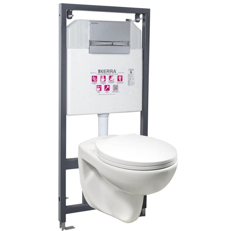 KERRA - Inštalačný set WC Doris/Adriatic CHR 5907548117922